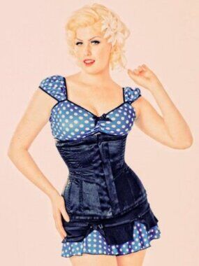 NWT 24"/S HIDDEN UNDER BUST TIGHT LACING WAIST TRAINING CORSET BLACK HANDMADE